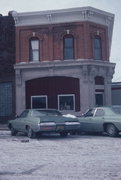 FRONT & ALLEN STS., a Italianate bank/financial institution, built in Clinton, Wisconsin in 1882.
