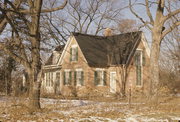 11239 N Webster Rd (AKA WEBSTER RD, 3RD HOUSE NORTH OF 59), a Early Gothic Revival house, built in Porter, Wisconsin in 1852.