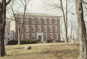 100 COLLEGE ST  (338 W CHURCH ST), a Italianate university or college building, built in Evansville, Wisconsin in 1855.