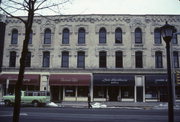 33-39 S MAIN ST, a Italianate retail building, built in Janesville, Wisconsin in 1868.