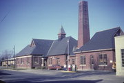 555 RIVER ST, a Queen Anne public utility/power plant/sewage/water, built in Janesville, Wisconsin in 1887.