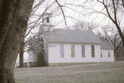 SW OF ORFORDVILLE ON W CHURCH RD OPP 1/2 MI W OF DICKEY RD, a Front Gabled house of worship, built in Spring Valley, Wisconsin in 1847.