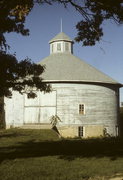 W SIDE OF GILBERT RD, OFF OF HAFEMAN RD, a Other Vernacular centric barn, built in Spring Valley, Wisconsin in 1892.