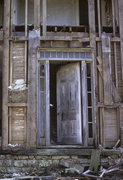 COUNTY HIGHWAY S AT LATHERS RD, 1 MILE SOUTHWEST OF SHOPIERE, a Greek Revival house, built in Turtle, Wisconsin in 1850.