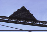 LATHERS RD OVER TURTLE CREEK, a NA (unknown or not a building) overhead truss bridge, built in Turtle, Wisconsin in 1887.