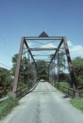 LATHERS RD OVER TURTLE CREEK, a NA (unknown or not a building) overhead truss bridge, built in Turtle, Wisconsin in 1887.