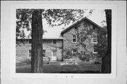 HANOVER-ORFORD RD, a Gabled Ell house, built in Plymouth, Wisconsin in 1848.