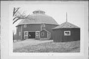 W SIDE OF STEBBINSVILLE RD, a Octagon centric barn, built in Porter, Wisconsin in 1913.