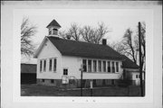 NORTHEAST CORNER OF DANE AND ROCK STS, a Front Gabled one to six room school, built in Porter, Wisconsin in 1886.