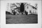 SOUTH SIDE OF CONDON RD, a Gabled Ell house, built in Porter, Wisconsin in 1850.