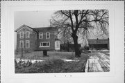 SOUTH SIDE OF M, C. 3/8 MILE EAST OF F, a Gabled Ell house, built in Fulton, Wisconsin in 1880.