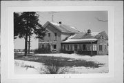 EAST SIDE OF COUNTY LINE RD EAST SIDE OF COUNTY LINE RD, a Gabled Ell house, built in Lima, Wisconsin in 1868.
