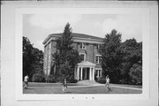608 EMERSON ST, a Greek Revival dormitory, built in Beloit, Wisconsin in 1854.