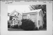 417 BLUFF ST, a Greek Revival house, built in Beloit, Wisconsin in 1847.