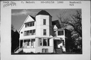 925 BUSHNELL ST (AND 604 HARRISON), a Queen Anne house, built in Beloit, Wisconsin in 1892.