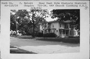 722-724 CHAPIN ST, a Italianate house, built in Beloit, Wisconsin in 1874.