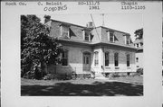 1103-1105 CHAPIN ST, a Second Empire house, built in Beloit, Wisconsin in 1875.
