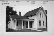 824 CHURCH ST, a Early Gothic Revival house, built in Beloit, Wisconsin in 1860.