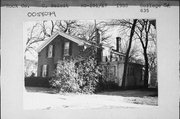 635 COLLEGE, a Greek Revival house, built in Beloit, Wisconsin in 1848.