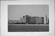 1969 W HART RD, a Brutalism hospital/medical clinic, built in Beloit, Wisconsin in 1970.