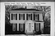 704 PARK AVE, a Italianate house, built in Beloit, Wisconsin in 1855.
