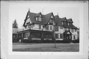 708 WASHINGTON ST, a Queen Anne house, built in Edgerton, Wisconsin in 1902.