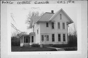 419 S 1ST ST, a Queen Anne house, built in Evansville, Wisconsin in 1885.