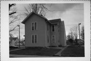 19 W CHURCH ST, a Queen Anne house, built in Evansville, Wisconsin in 1887.