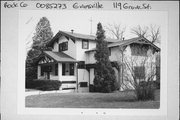 119 GROVE ST, a Bungalow house, built in Evansville, Wisconsin in 1919.