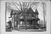 217 CORNELIA ST, a Queen Anne house, built in Janesville, Wisconsin in 1893.