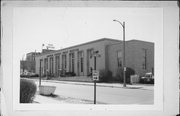 210 DODGE ST, a Art/Streamline Moderne post office, built in Janesville, Wisconsin in 1938.