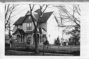 C. 617 W HAMILTON ST, a Queen Anne house, built in Stoughton, Wisconsin in 1897.