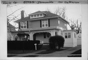 120 JEFFERSON AVE, a American Foursquare house, built in Janesville, Wisconsin in 1907.