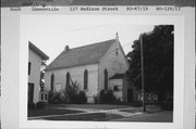 127 MADISON ST, a Early Gothic Revival house of worship, built in Janesville, Wisconsin in 1873.