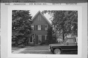 235 MILTON AVE, a Early Gothic Revival house, built in Janesville, Wisconsin in 1855.
