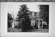 340 MILTON AVE (ORIGINALLY AT 327 MILTON AVE), a Second Empire house, built in Janesville, Wisconsin in 1870.