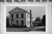 1218 RUGER AVE, a Greek Revival house, built in Janesville, Wisconsin in 1855.