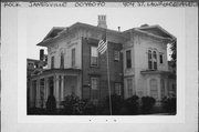 404 ST LAWRENCE AVE, a Italianate house, built in Janesville, Wisconsin in 1864.