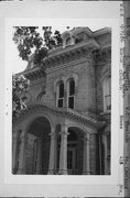 418 ST LAWRENCE AVE, a Second Empire house, built in Janesville, Wisconsin in 1865.