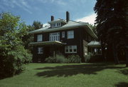 705 E 3RD ST N, a Colonial Revival/Georgian Revival house, built in Ladysmith, Wisconsin in 1916.