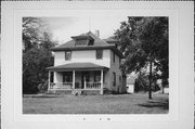 HOGSBACK RD, a American Foursquare house, built in Rusk, Wisconsin in 1922.