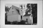 CNR OF 5TH ST AND RIVER ST, a Side Gabled house of worship, built in Bruce, Wisconsin in 1908.