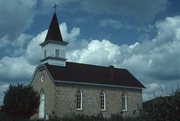 COUNTY HIGHWAY C, a Early Gothic Revival church, built in Honey Creek, Wisconsin in 1880.