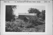 KOCH RD, WEST SIDE, .7 MILE NORTH OF COUNTY HIGHWAY F, a Astylistic Utilitarian Building barn, built in Winfield, Wisconsin in .