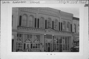 104-108 3RD ST, a Italianate large retail building, built in Baraboo, Wisconsin in 1881.