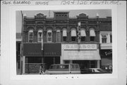 120-124 4TH AVE 120-124 4TH AVE, a Romanesque Revival large retail building, built in Baraboo, Wisconsin in 1886.