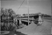 BARABOO RIVER, a Neoclassical/Beaux Arts bridge, built in Baraboo, Wisconsin in 1928.