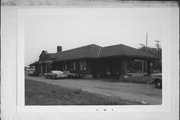 RAILROAD ST, a Neoclassical/Beaux Arts depot, built in Reedsburg, Wisconsin in 1905.