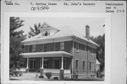 253 N WASHINGTON, a American Foursquare rectory/parsonage, built in Spring Green, Wisconsin in .
