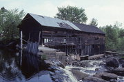 COUNTY HIGHWAY D, .5 M N OF STATE HIGHWAY 29, IN TILLEDA FALLS CAMPGROUND, a Astylistic Utilitarian Building mill, built in Seneca, Wisconsin in 1887.
